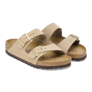 Arizona Soft Footbed Nubuck Leather Sandcastle