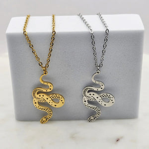 Laser Snake Necklace