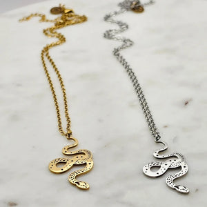 Laser Snake Necklace