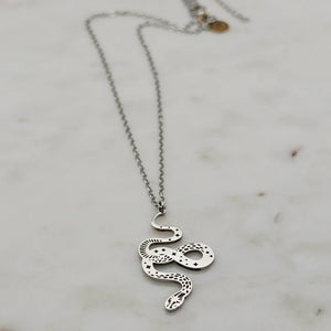 Laser Snake Necklace
