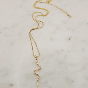 Crystal Snake Necklace