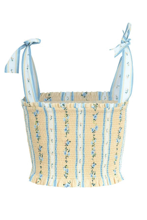 Tessa Top QO Vintage Floral