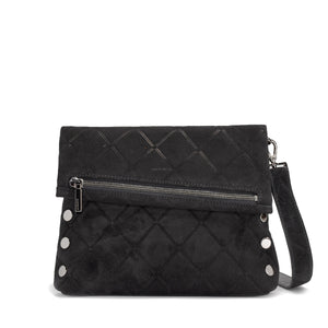 VIP Medium Noir Diamond Suede