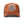 Brown trucker hat with a patch depicting a bird and 