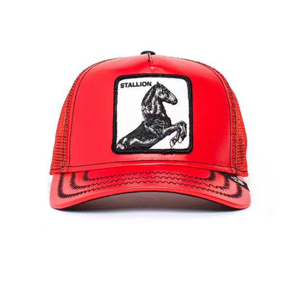 Cherry Mustang Trucker Hat