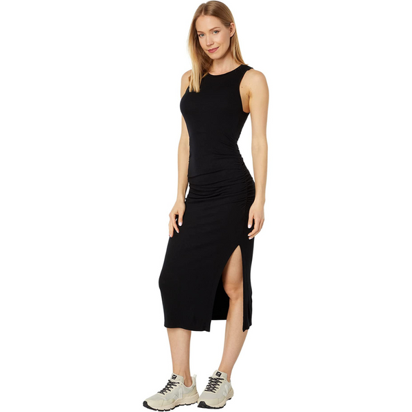 Josie Racer Front Ribbed Dress