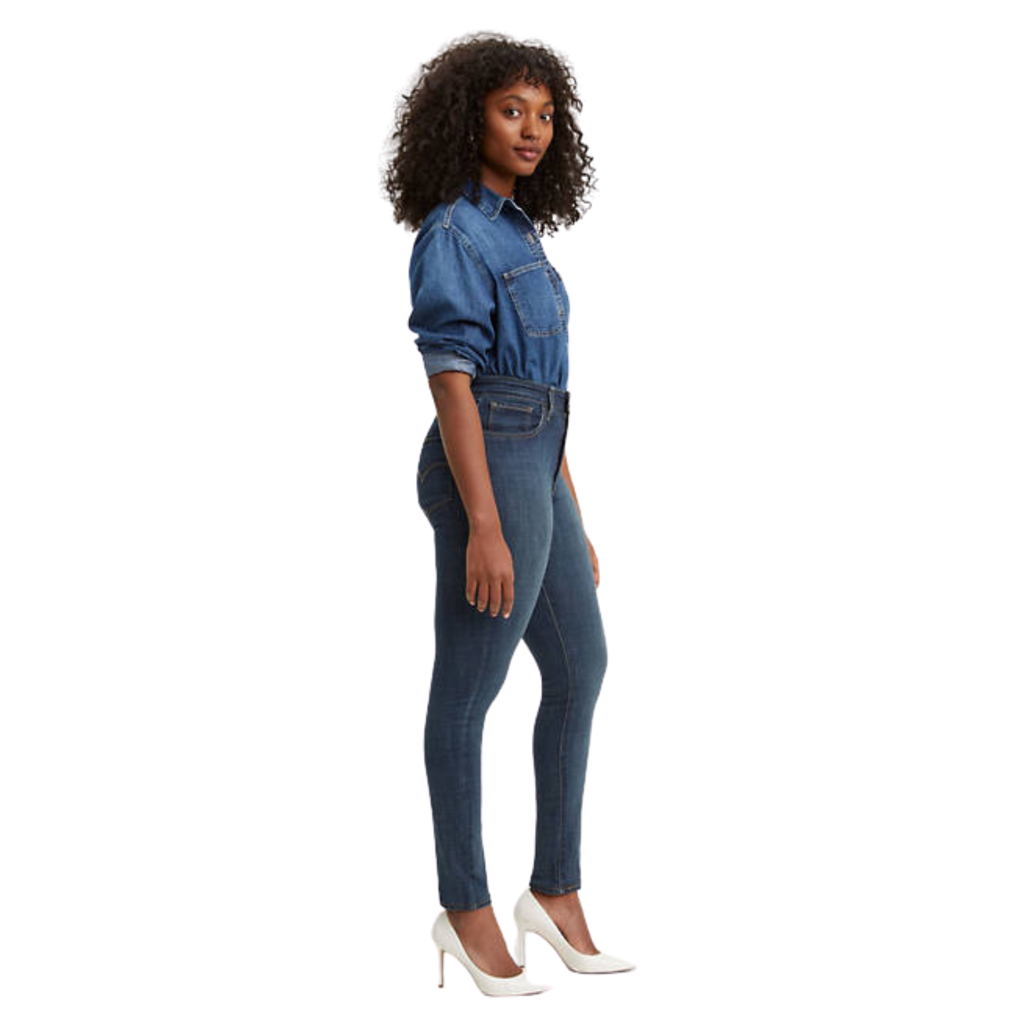 721 high rise skinny jeans blue story clearance