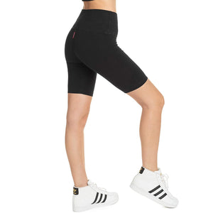 Flat Waist Biker Shorts