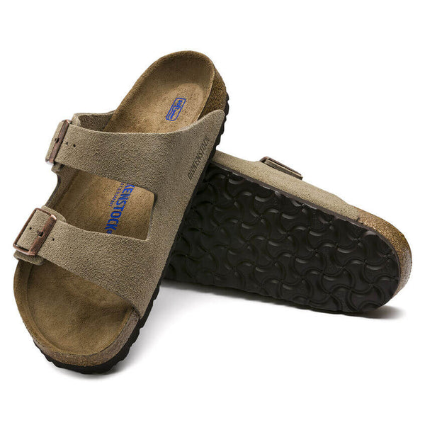 Arizona Taupe Suede SoftFootbed