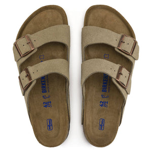 Arizona Taupe Suede SoftFootbed