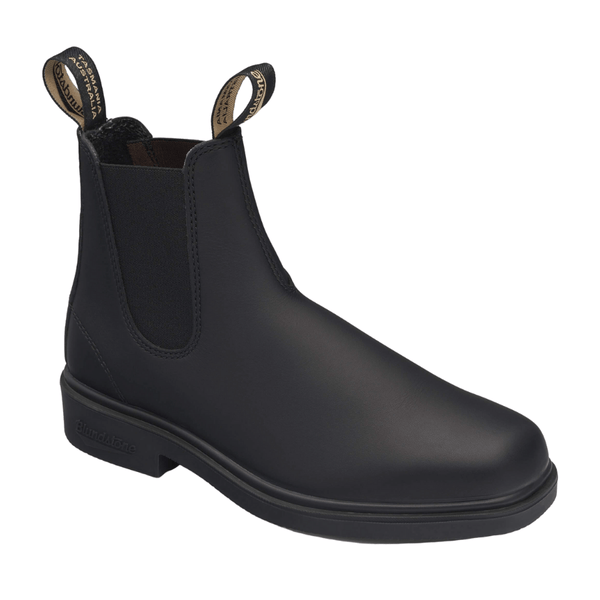 Black Full Grain Leather Dress Boot #063