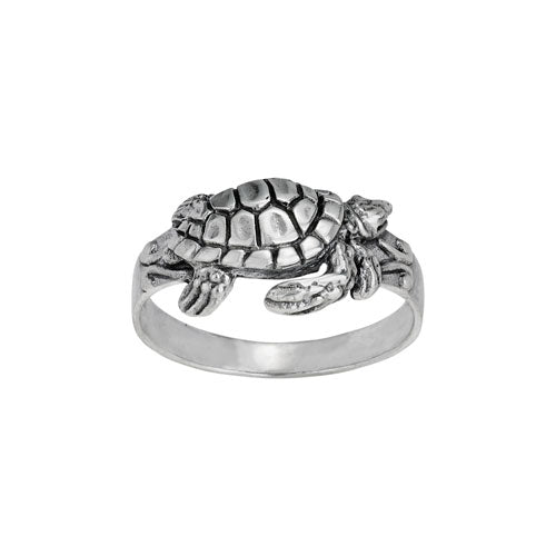 Sideways Sea Turtle Ring