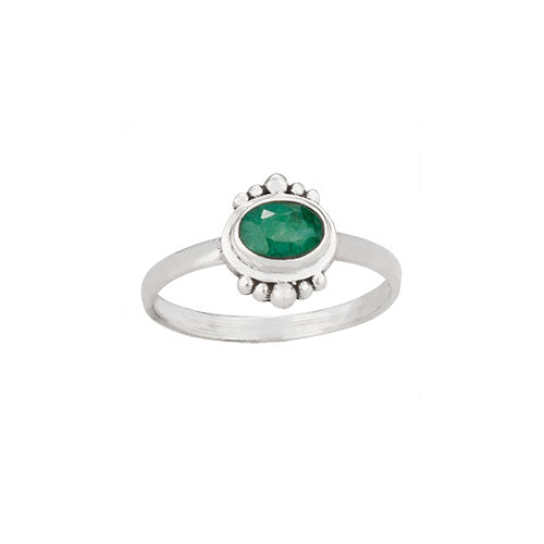 May Emerald Ring