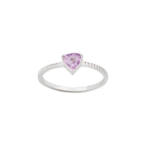 Amethyst Triangle Stacker