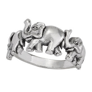Lucky Marching Elephant Ring