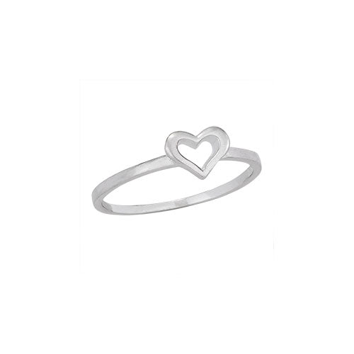 Simple Open Heart Ring