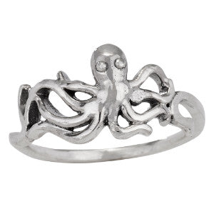 Swimming Octopus Ring